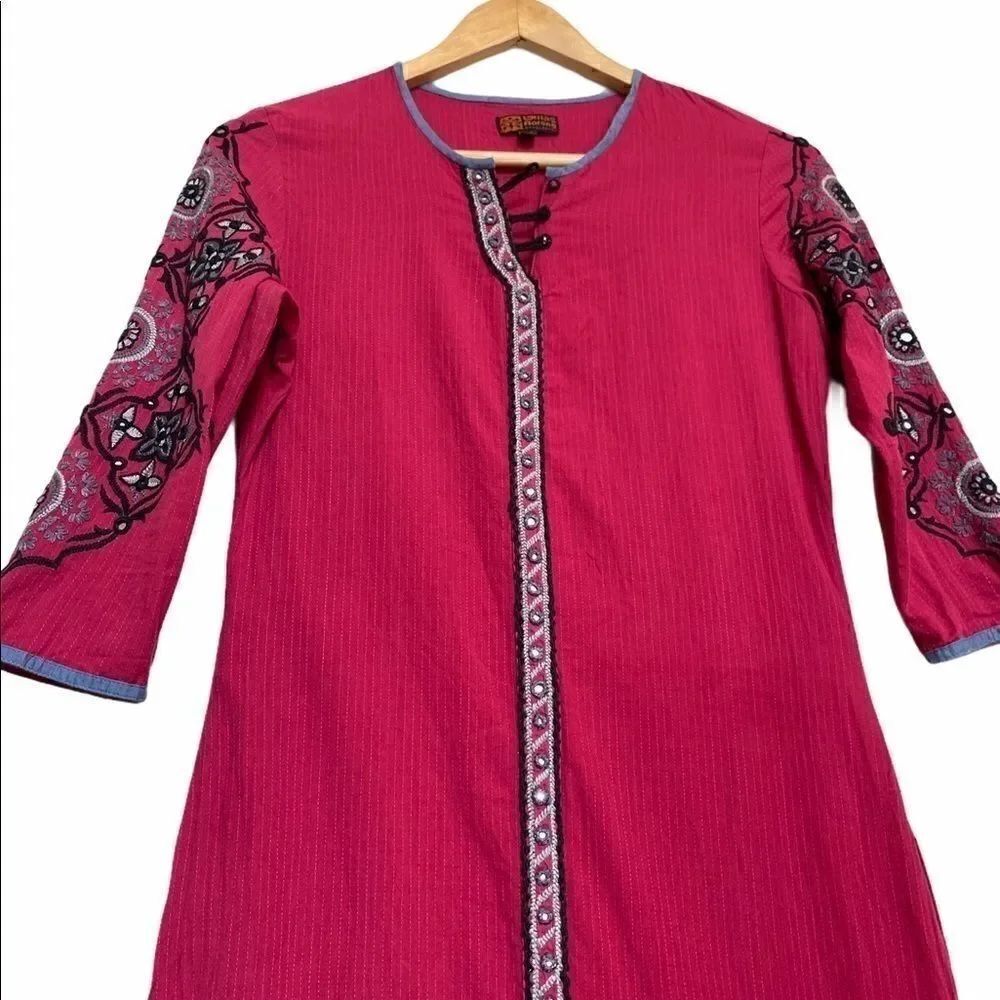 Pink Embellished Kurta Size 32 - Picture 4 of 5